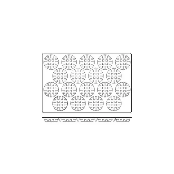 Frenti Silicone Mould - Waffle 18 Cup 107ml