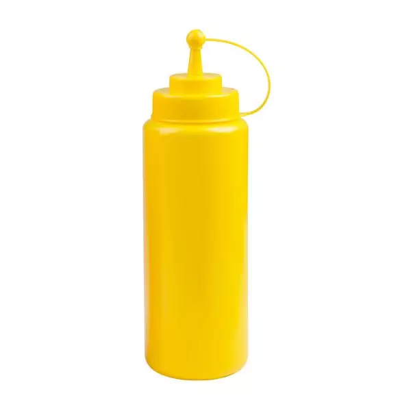 Trenton Squeeze Bottle with Cap 1L Yellow