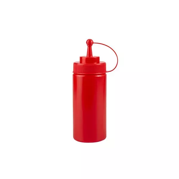 Trenton Squeeze Bottle with Cap 480ml Red