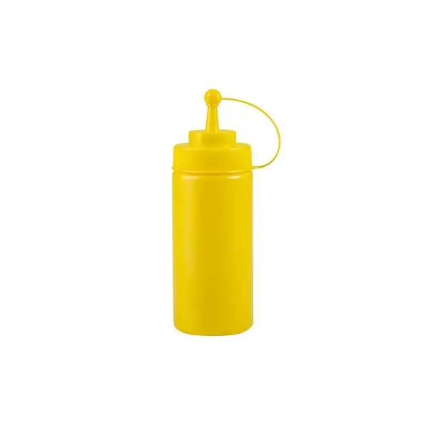 Trenton Squeeze Bottle with Cap 480ml Yellow