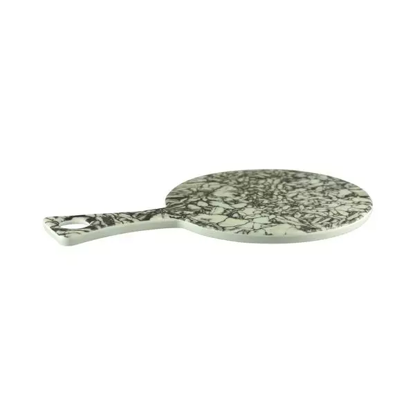 Cheforward Lapis Round Paddle Board 248mm Pinolith Agate