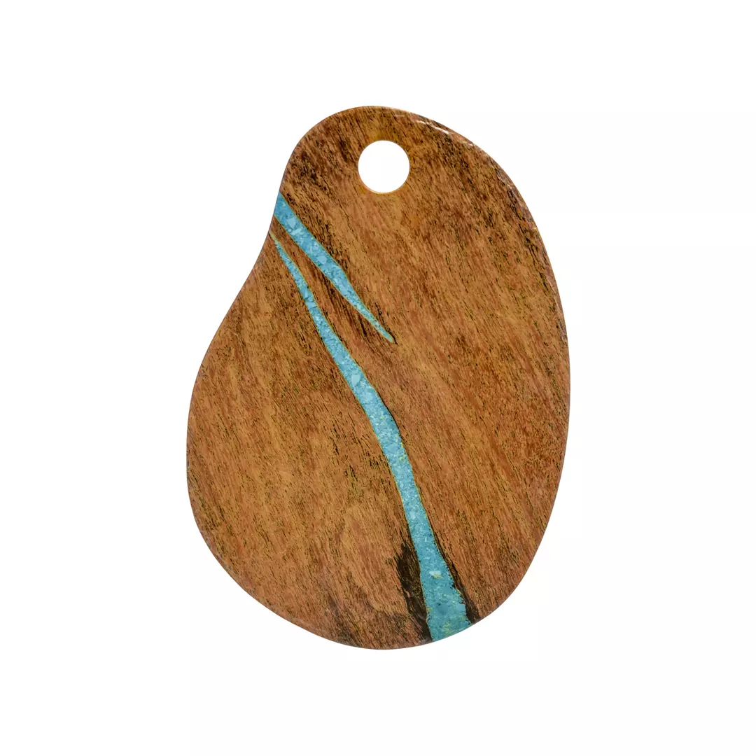 Cheforward Lapis Organic Platter Cherry with Turquoise
