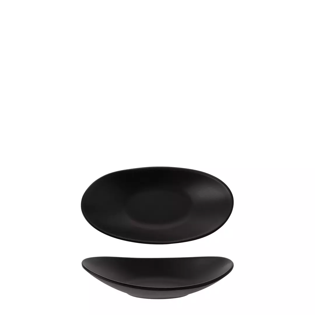 COU Matte Black Oval Plate 828782