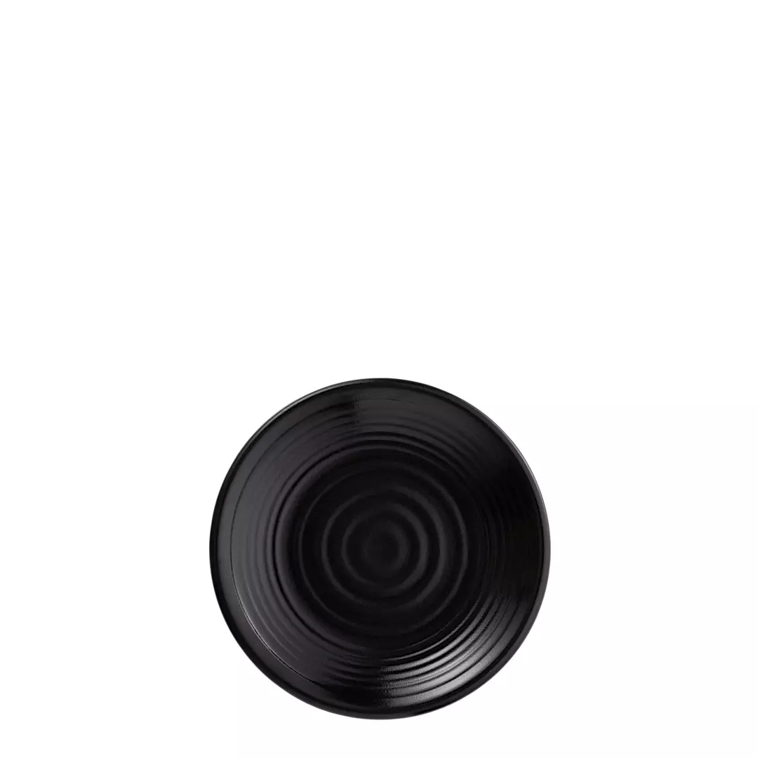 COU Matte Black Round Coupe Plate 195mm