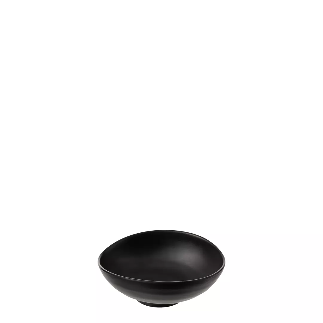 COU Matte Black Oval Bowl 420ml