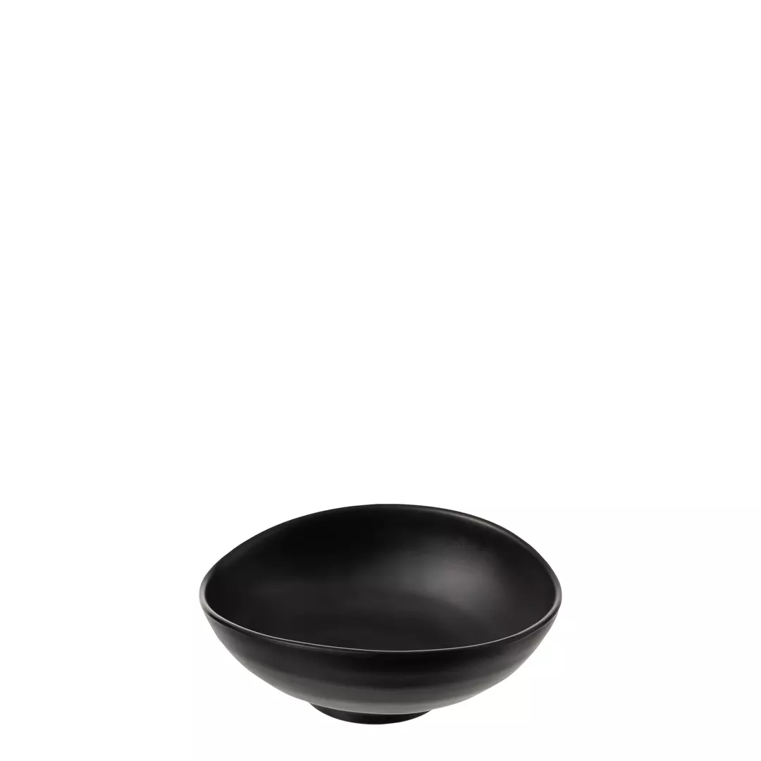 COU Matte Black Oval Bowl 800ml