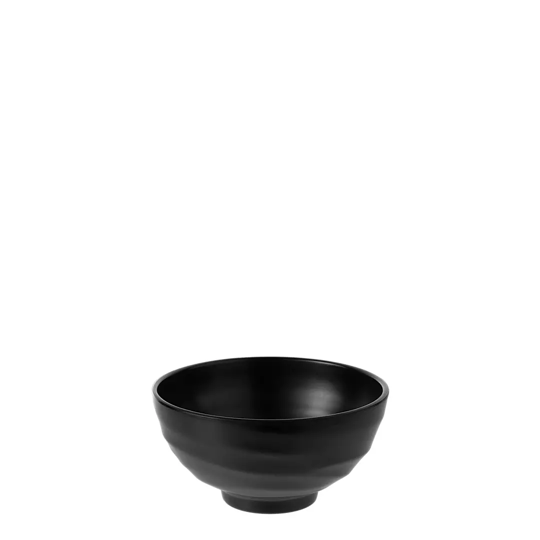 COU Matte Black Round Bowl 190mm