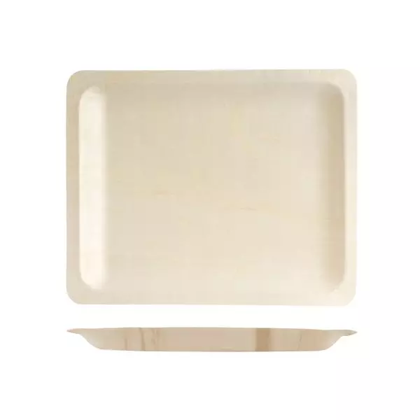 Trenton Bio Wood Rectangular Plate 475127