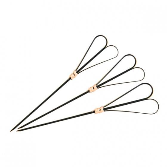 Trenton Skewers & Picks Skewer-Heart, Black, 100pcs 47985-BK