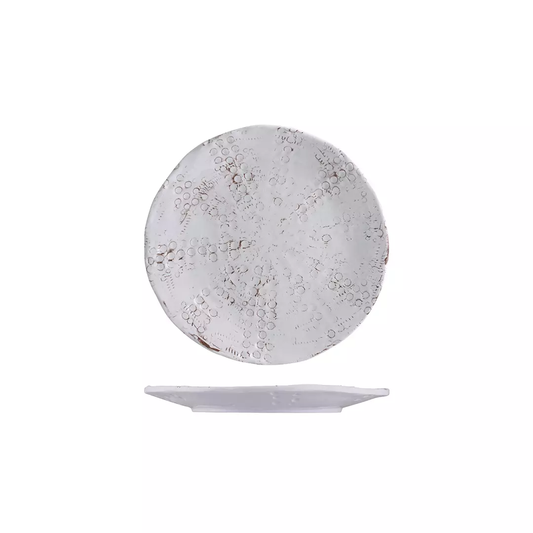 Fortessa Melamine Round Coupe Plate 230mm White
