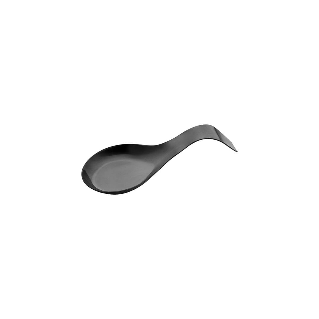 Moda Brooklyn Black PVD Serving Spoon - Solid Black PVD Coated 36408-BK