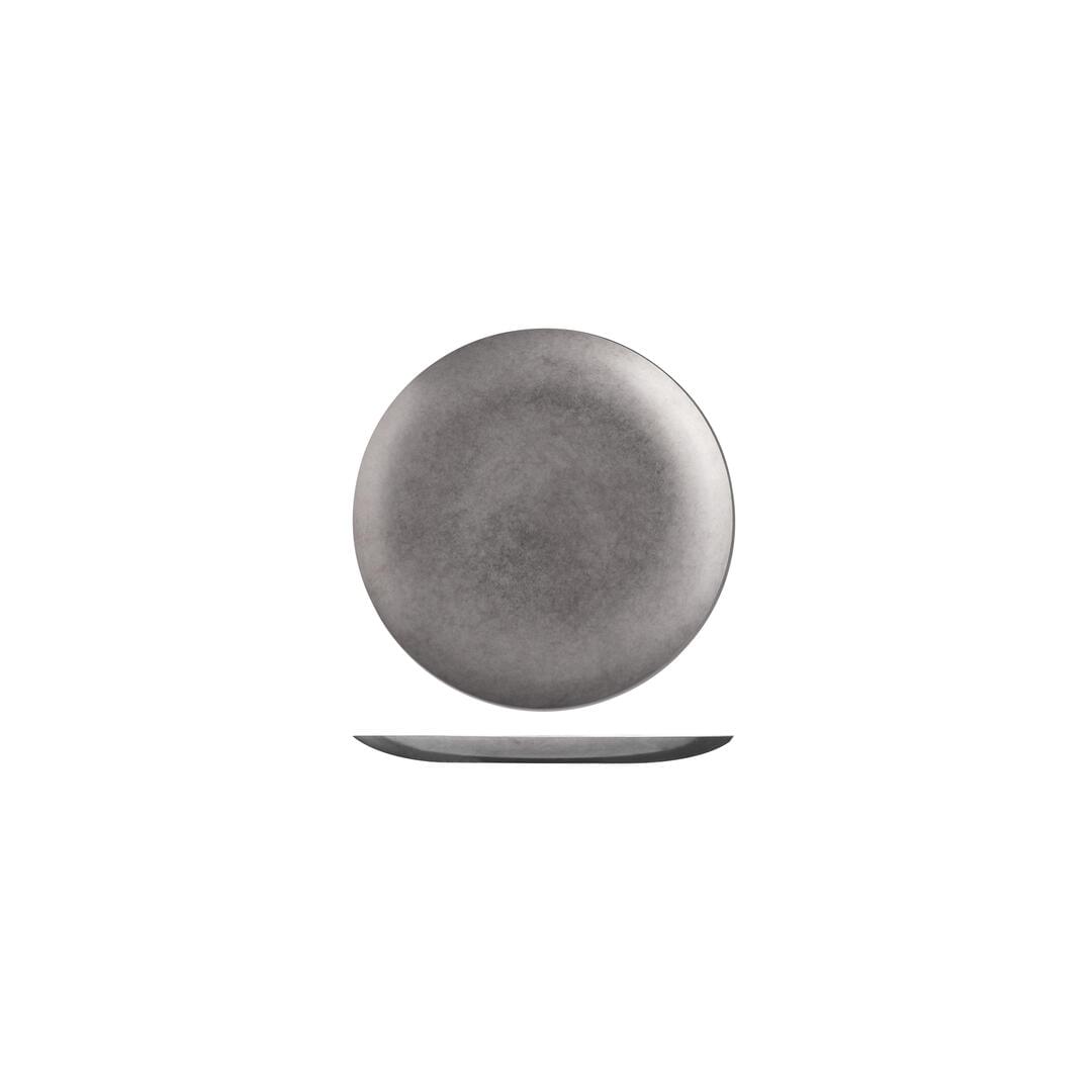 Moda Vintage Stainless Steel Round Coupe Plate - Trenton International