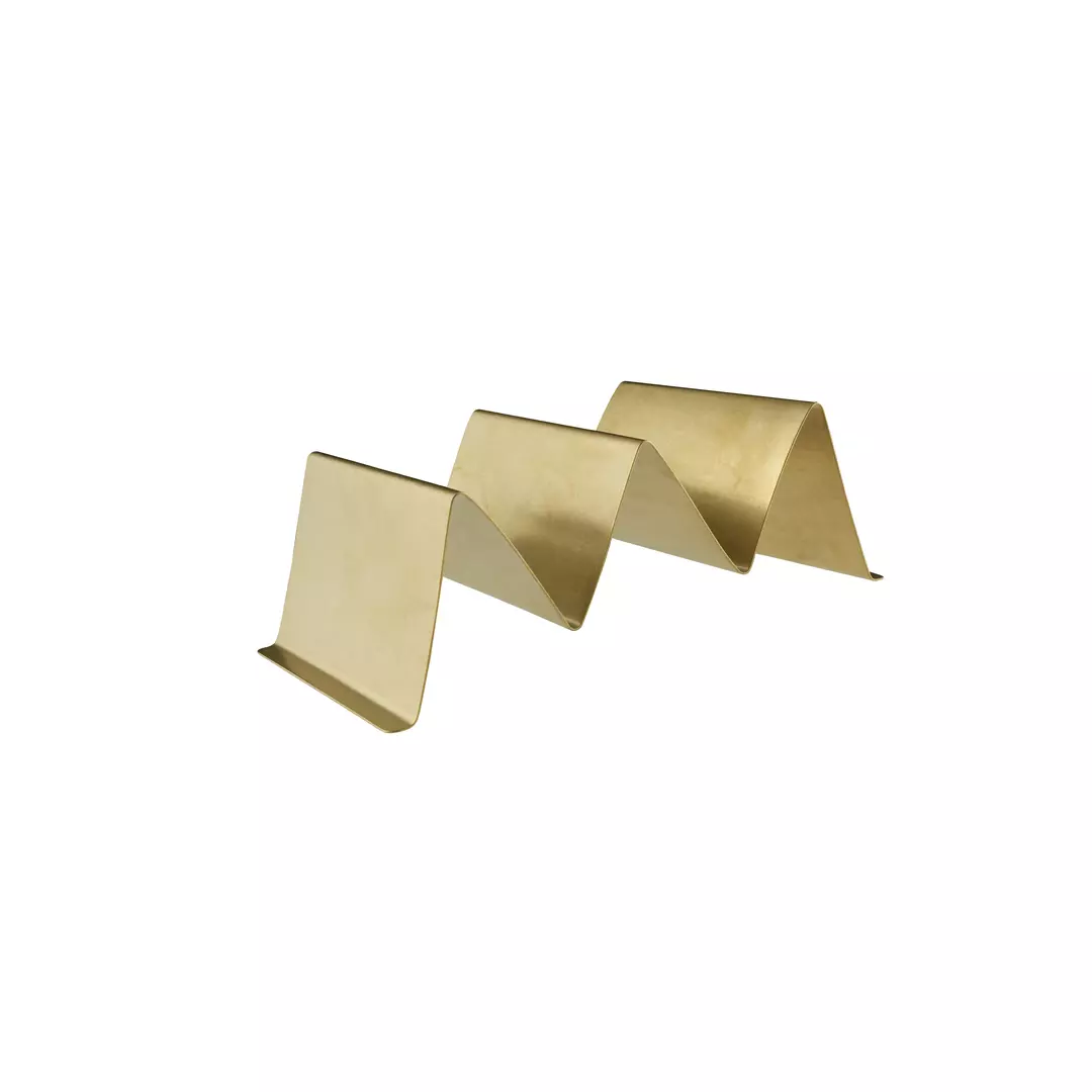 Moda Vintage Gold Taco Stand 100x221x55mm