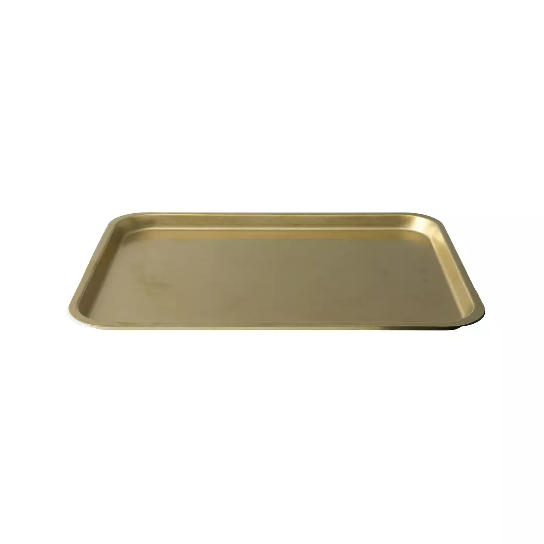 Moda Vintage Gold Rectangular Tray 220x310x13mm