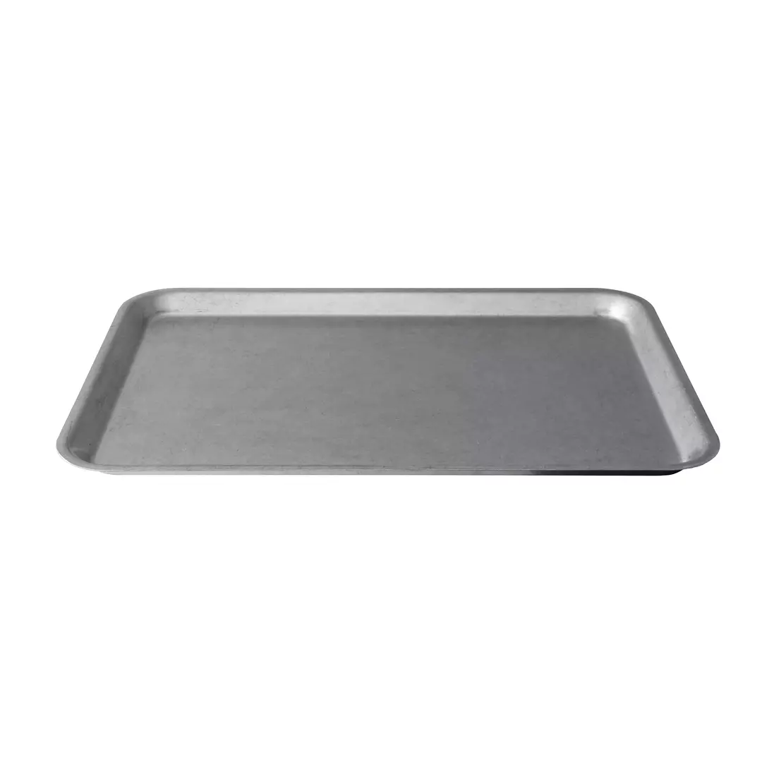 Moda Vintage Stainless Steel Rectangular Tray 250x360x13mm