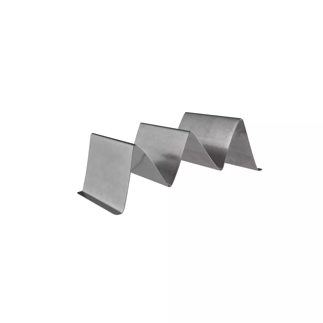Moda Vintage Stainless Steel Taco Stand 100x221x55mm