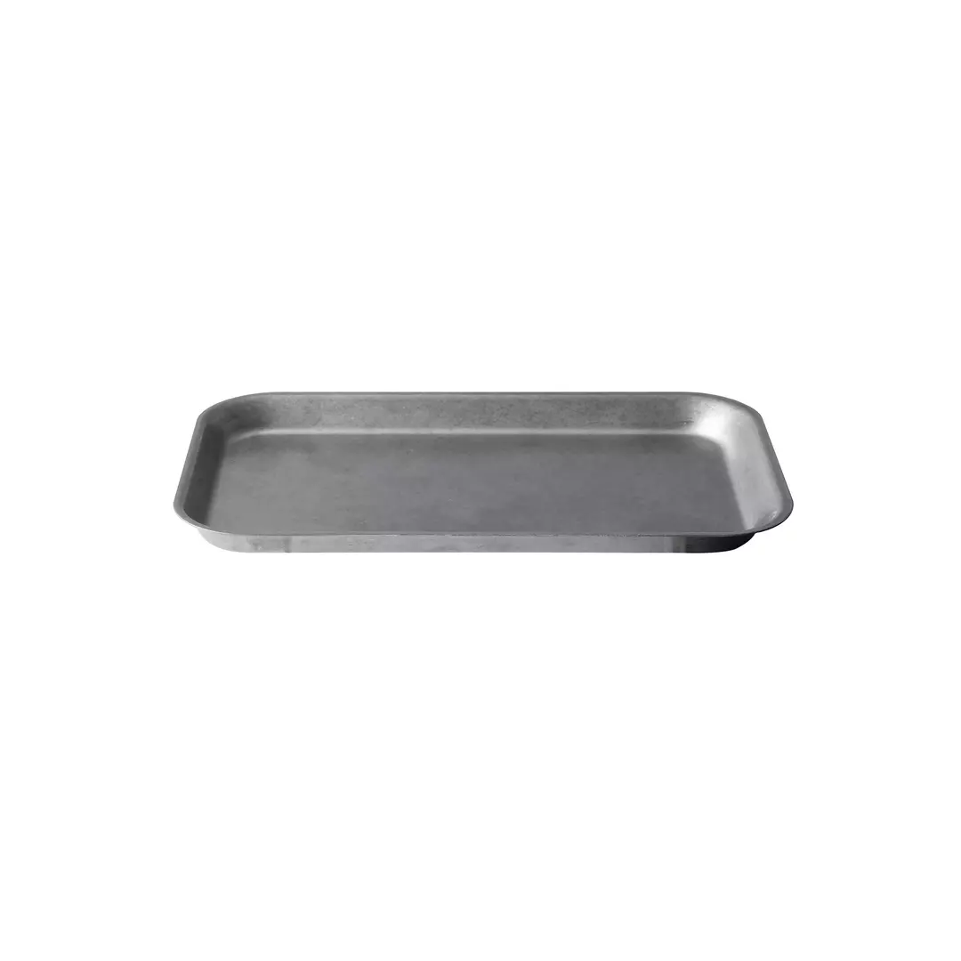 Moda Vintage Stainless Steel Rectangular Tray 190x110x12mm
