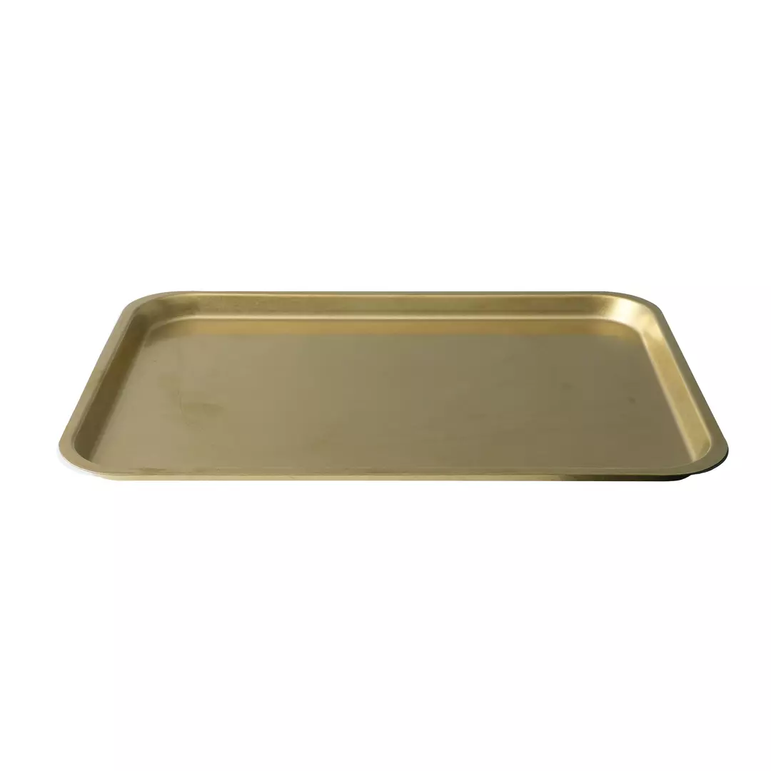Moda Vintage Gold Rectangular Tray 250x360x13mm