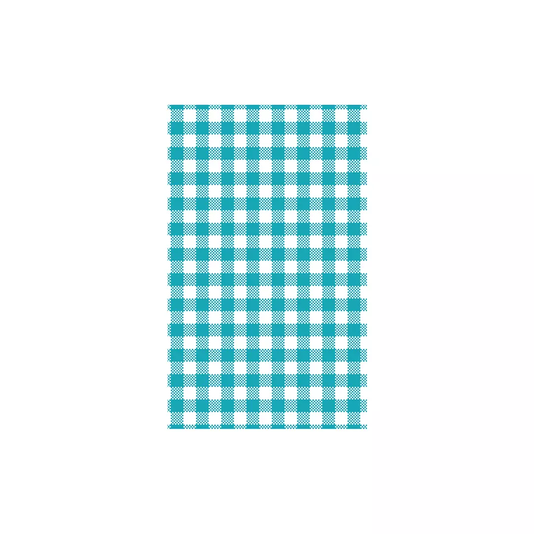 Moda Greaseproof Paper & Pockets Teal Gingham