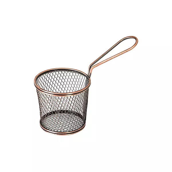 Moda Round Service Basket 90mm Antique Copper 73712-AC