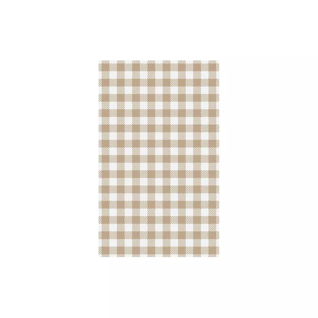 Moda Greaseproof Paper & Pockets Coffee Gingham