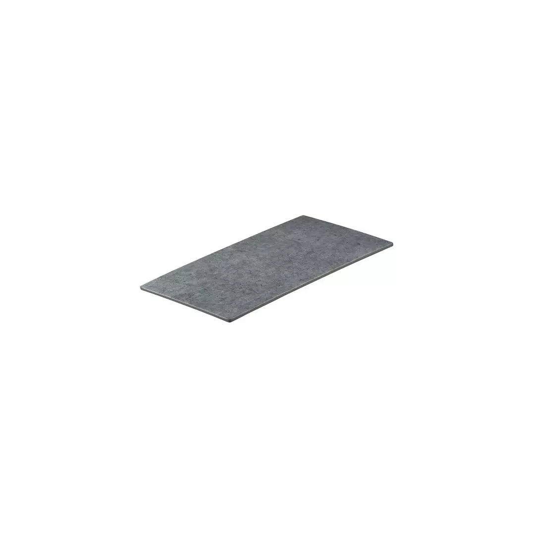 Light Concrete Flat Rectangular Platter (91861)