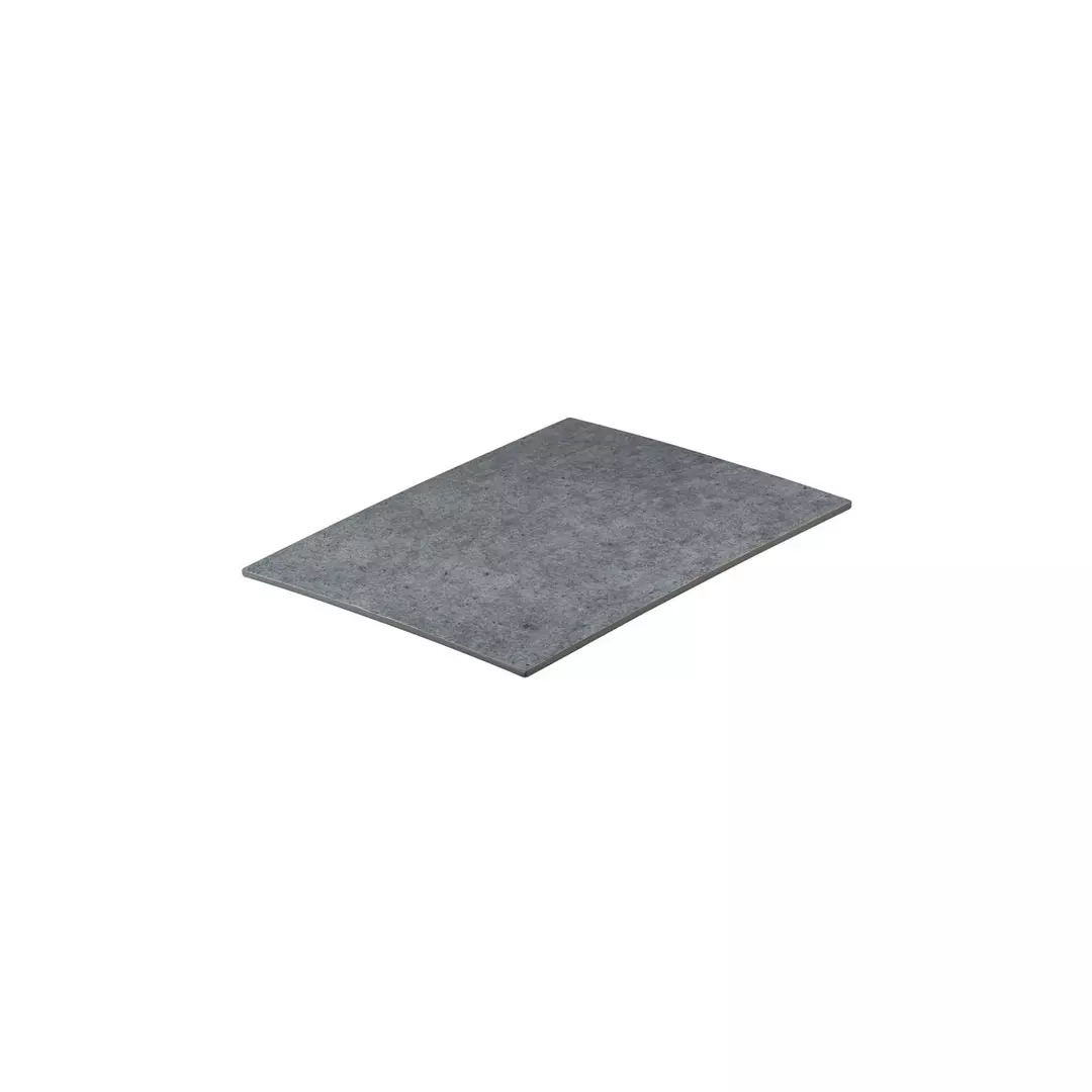 Light Concrete Flat Rectangular Platter (91862)