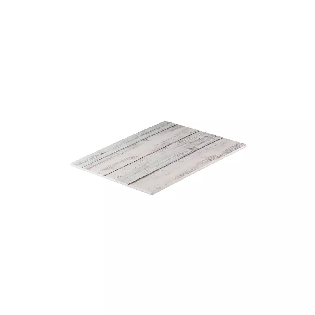 Whitewash Flat Rectangular Platter (91871)