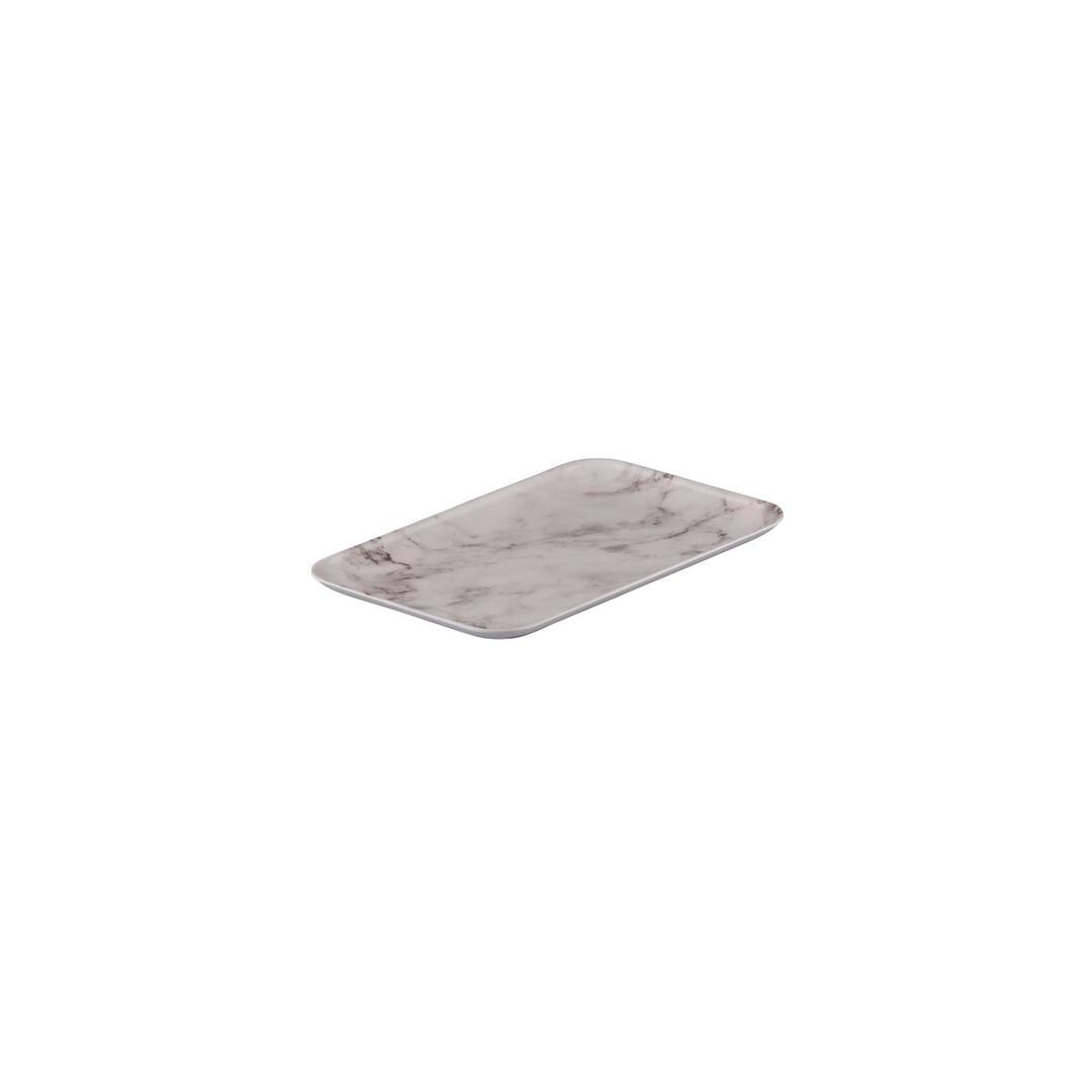 White Marble Rectangular Coupe Platter (91744-C)