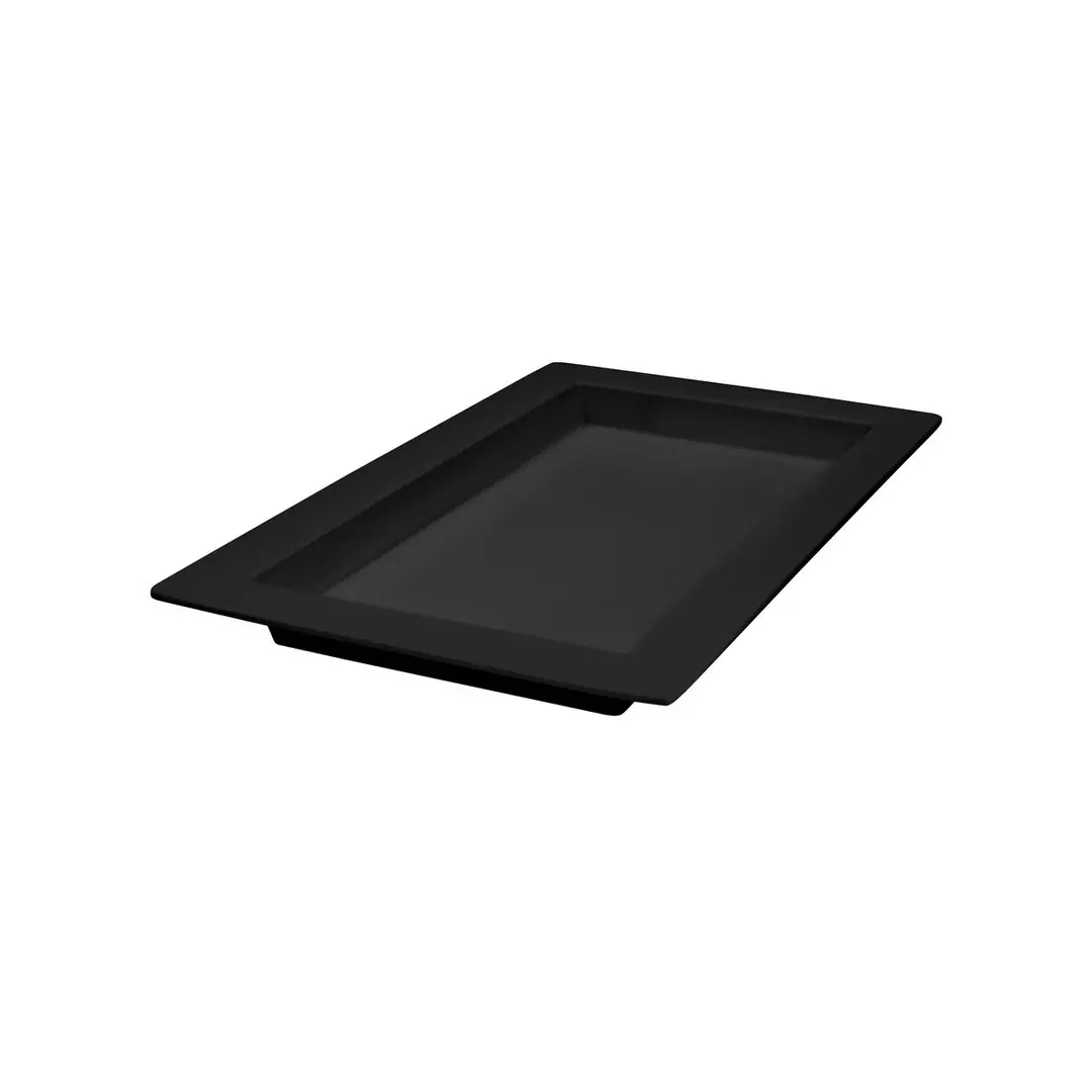 Rectangular Deep Platter - Wide Rim (91052-BK)