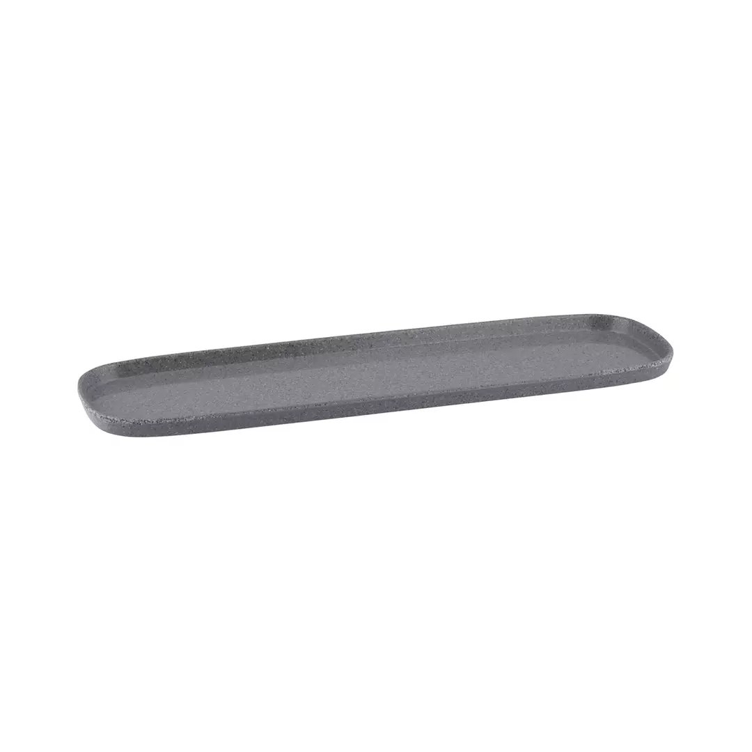 Stone Grey 2/4 Size Rectangular Dish (916681-GY)