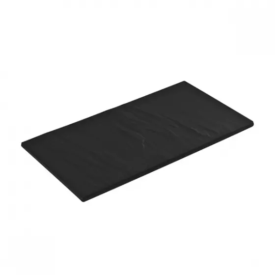 Black Taroko Flat Rectangular Platter (91560)