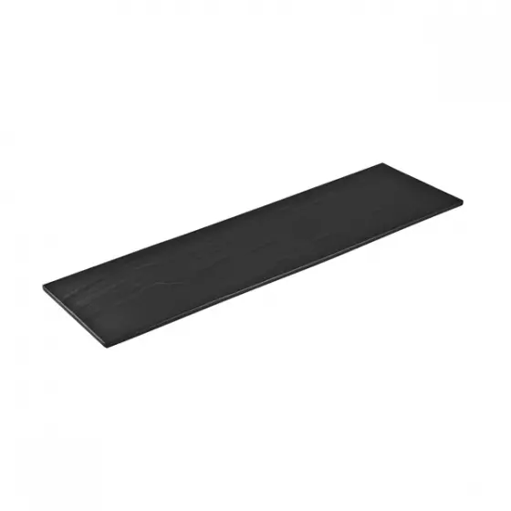 Black Taroko Flat Rectangular Platter (91562)