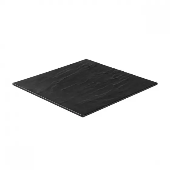 Black Taroko Flat Square Platter