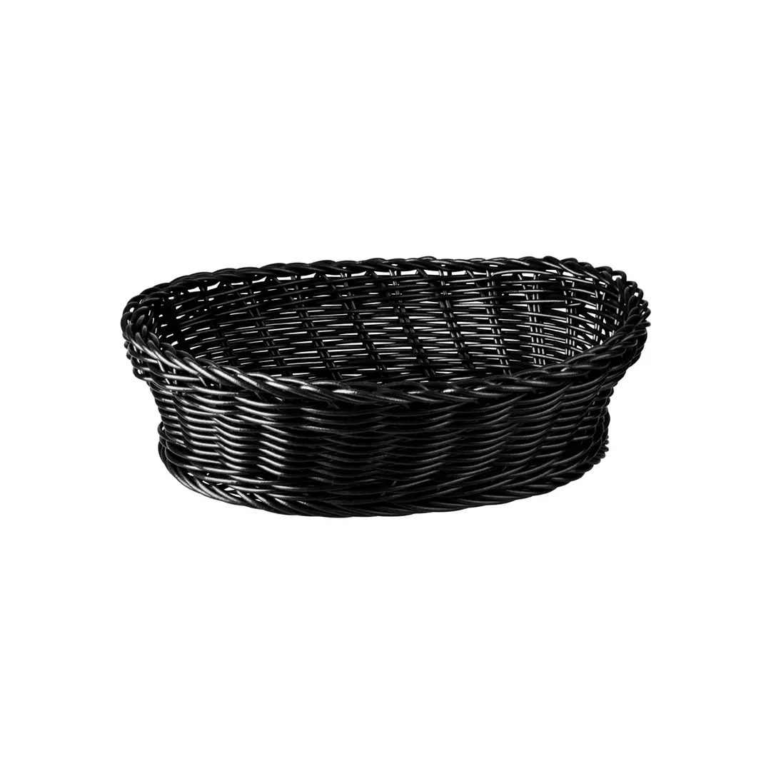 Trenton Oval Display Basket 180x240x70mm Black