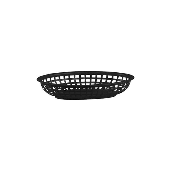 Trenton Bread Basket - Oval 150x240x50mm Black