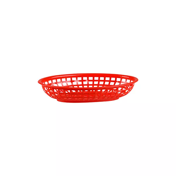 Trenton Bread Basket - Oval 150x240x50mm Red
