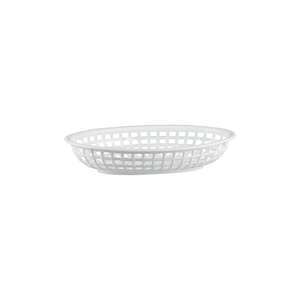 Trenton Bread Basket - Oval 150x240x50mm White