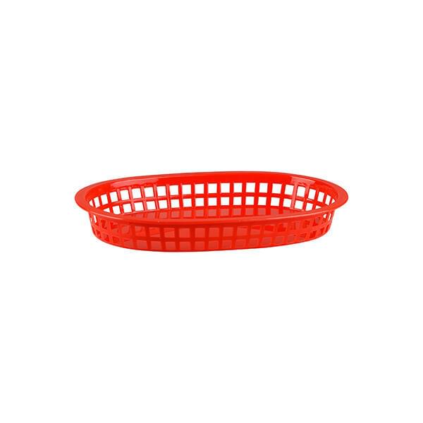 Trenton Bread Basket - Rectangular 180x270x40mm Red