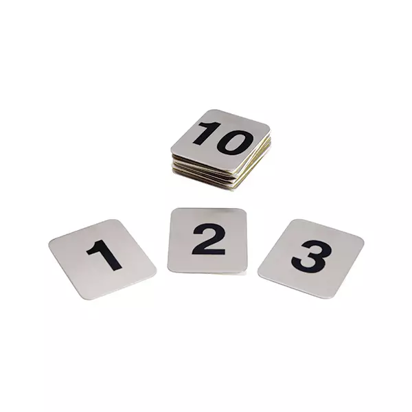 Trenton Flat Adhesive Table Numbers - Set of 41-50