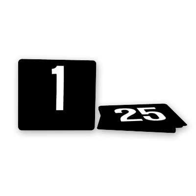 Plastic Food Service Table Numbers Plastic Food Service Table Numbers