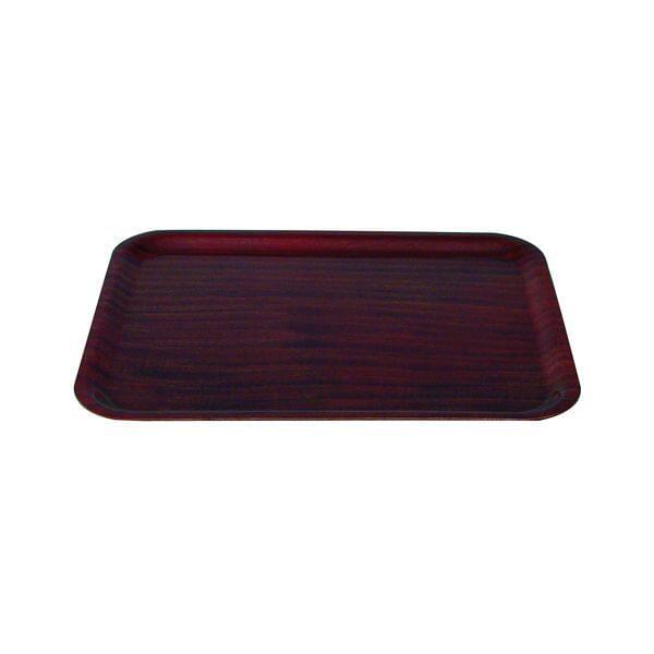 Trenton Rectangular Wood Tray - Mahogany 41350