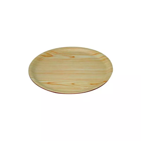 Trenton Round Wood Tray - Birch 370mm