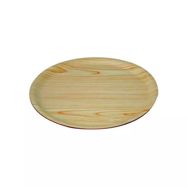 Trenton Round Wood Tray - Birch 435mm