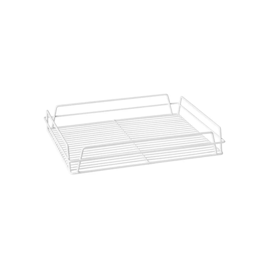 Trenton Glass Basket - Rectangular PVC Coated 355x435x75mm White