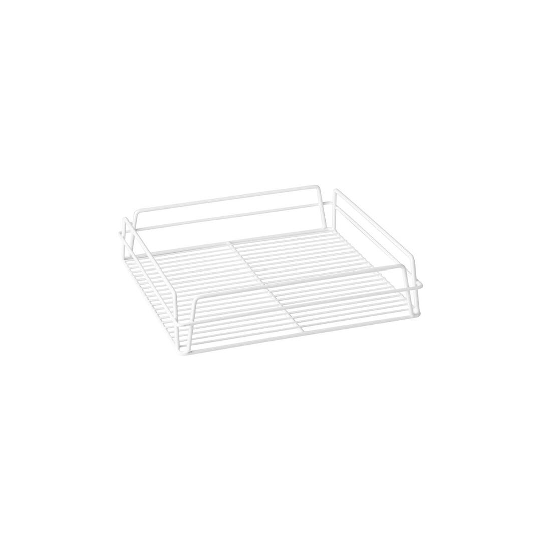 Trenton Glass Basket - Square PVC Coated 355x355x75mm White
