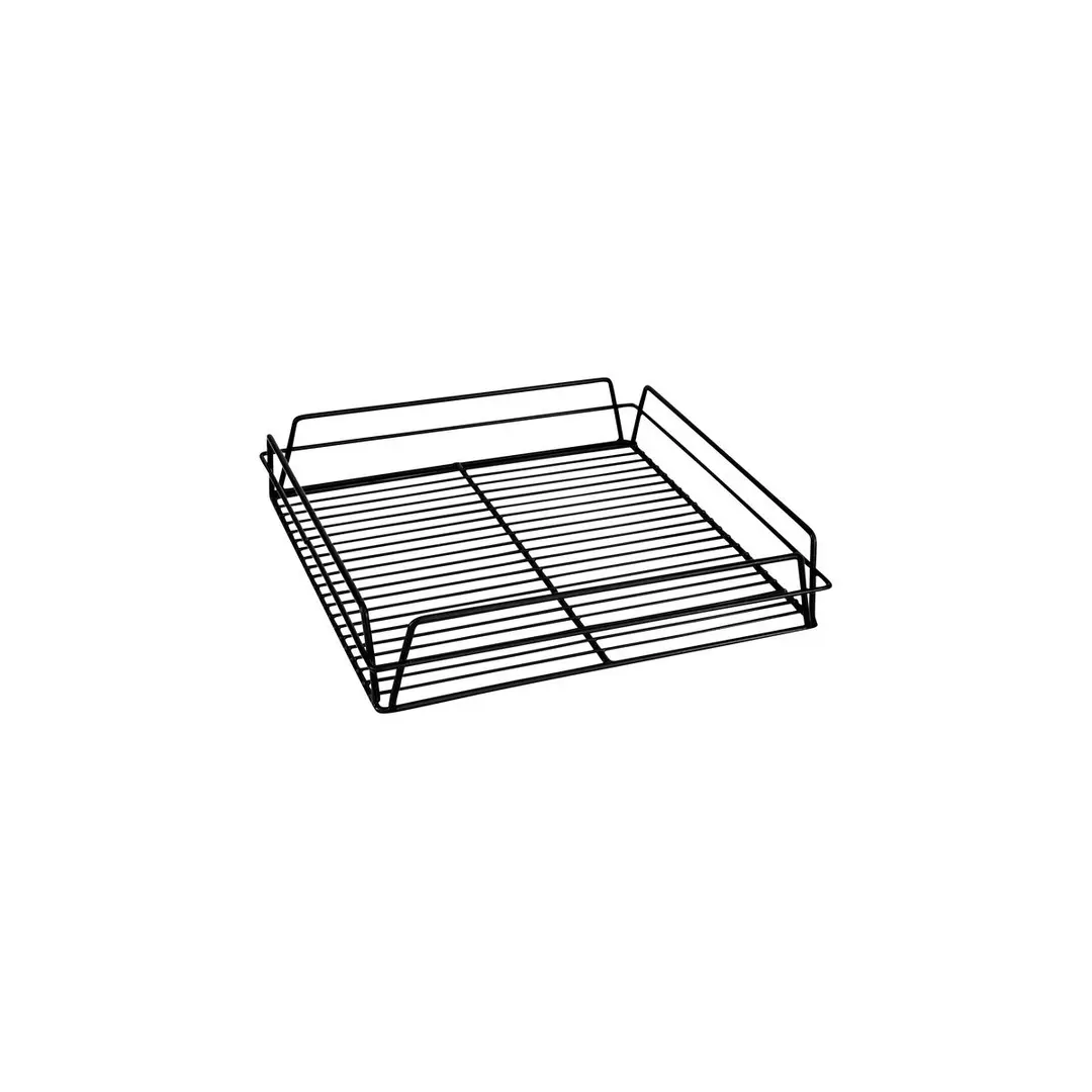 Trenton Glass Basket - Square PVC Coated 355x355x75mm Black