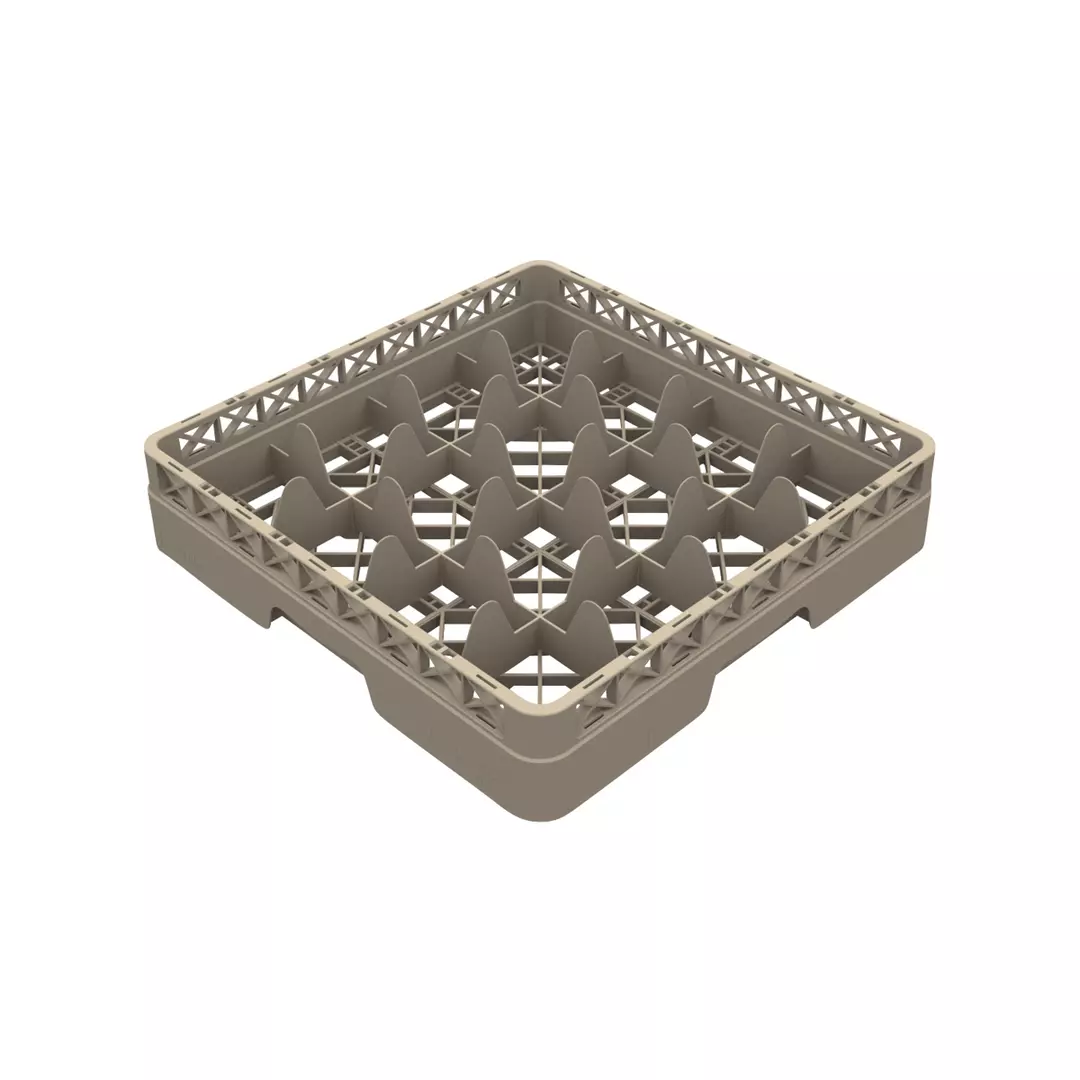 Pujadas 16 Compartment Flap Rack Glass Rack 500x500x80mm