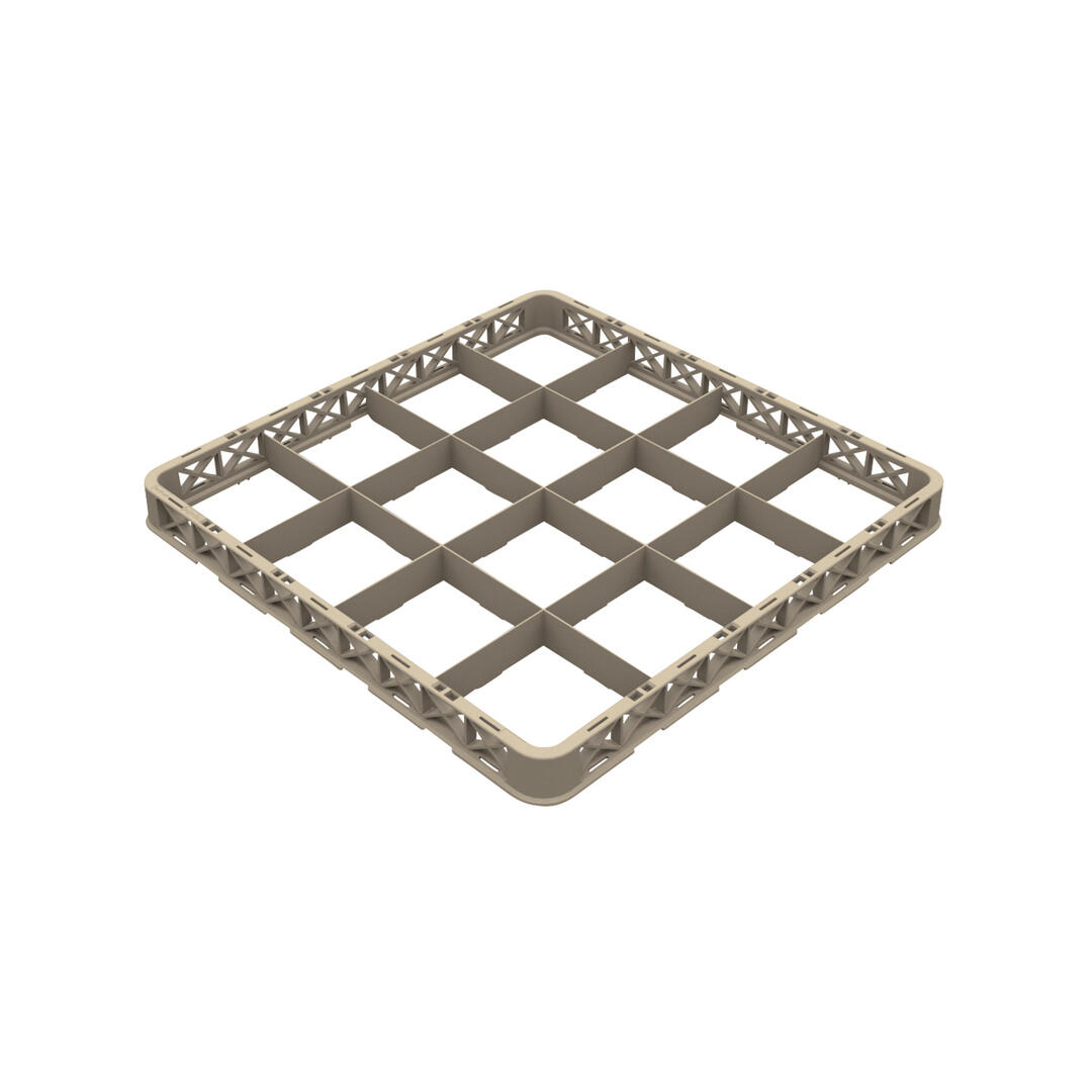 Pujadas 16 Compartment Flap Rack Glass Rack 500x500x40mm
