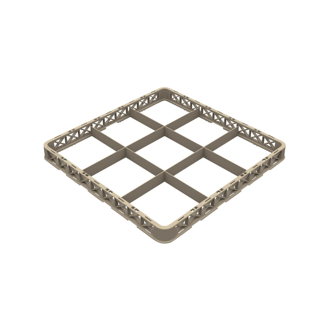 Pujadas 9 Compartment Flap Rack Glass Rack 500x500x40mm